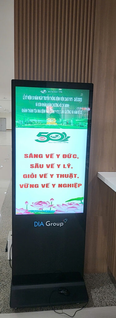 Triển khai giải pháp digital signage cho bệnh viện 175