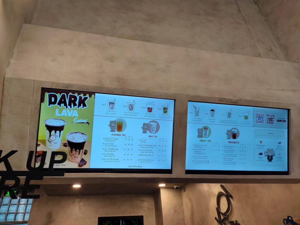 Giải pháp menu điện tử cho nhà hàng, cà phê